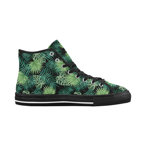 Parrot And Leaves Vancouver H Women's Canvas Shoes (1013-1)