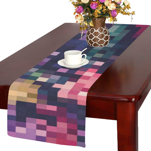 Mosaic Pattern 8 Table Runner 14x72 inch