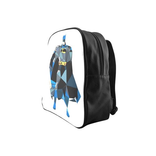 Hero Low Poly Geometric Triangles School Backpack (Model 1601)(Small)