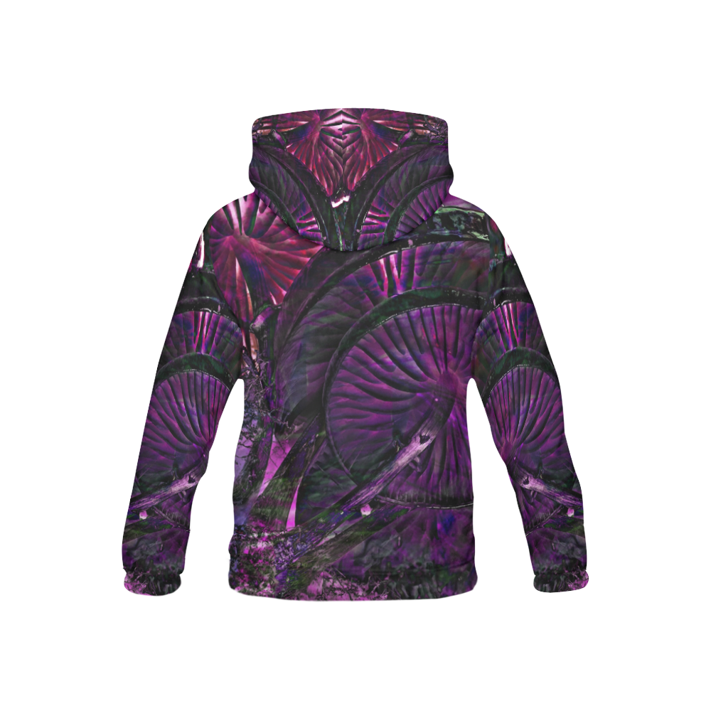 Shroom Art All Over Print Hoodie for Kid (USA Size) (Model H13)