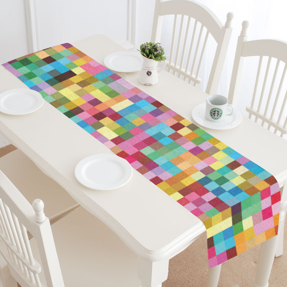 Mosaic Pattern 2 Table Runner 14x72 inch