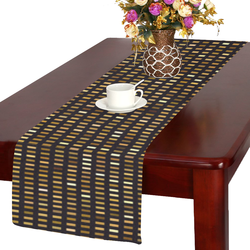 Mosaic Pattern 1 Table Runner 14x72 inch