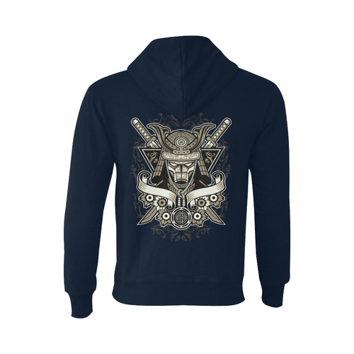 Samurai Dark Blue Oceanus Hoodie Sweatshirt (NEW) (Model H03)