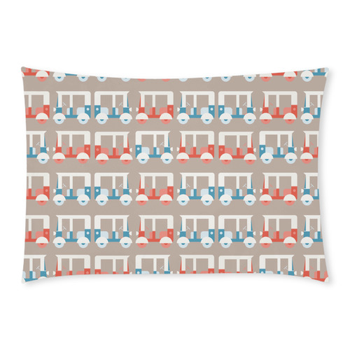 vehicle pattern Custom Rectangle Pillow Case 20x30 (One Side)