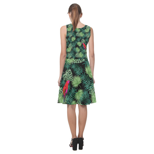 Parrot And Leaves Atalanta Casual Sundress(Model D04)