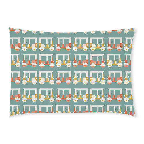 auto rickshaw  pattern Custom Rectangle Pillow Case 20x30 (One Side)