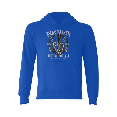 Peace Maker Blue Oceanus Hoodie Sweatshirt (NEW) (Model H03)