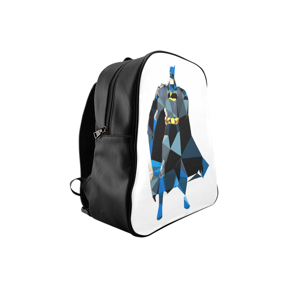 Hero Low Poly Geometric Triangles School Backpack (Model 1601)(Small)