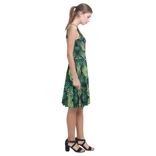 Parrot And Leaves Atalanta Casual Sundress(Model D04)