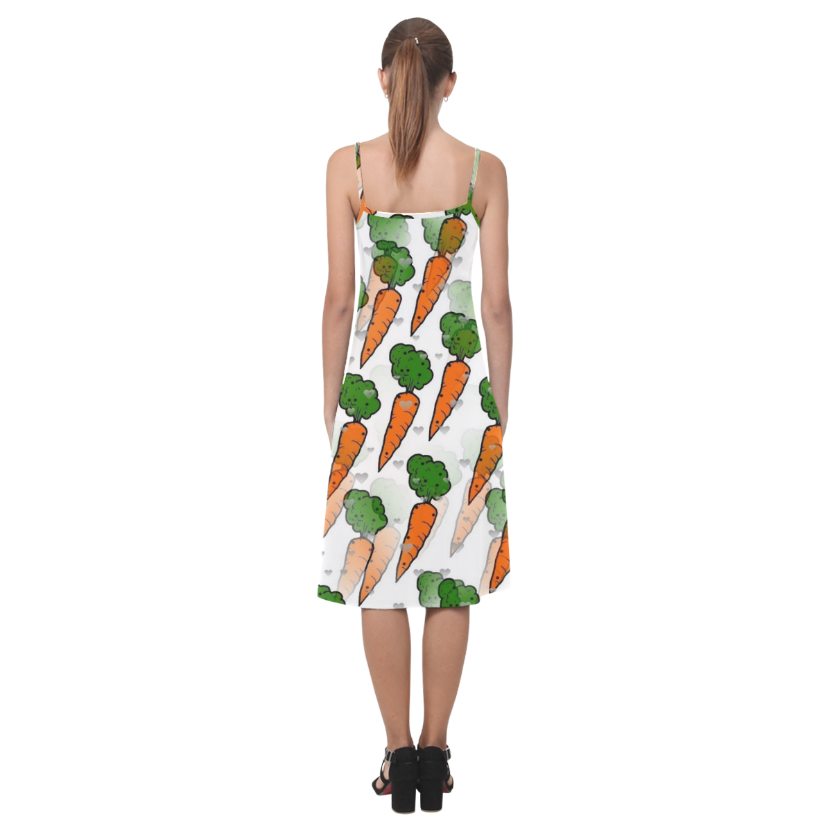 Carrot Popart by NIco Bielow Alcestis Slip Dress (Model D05)