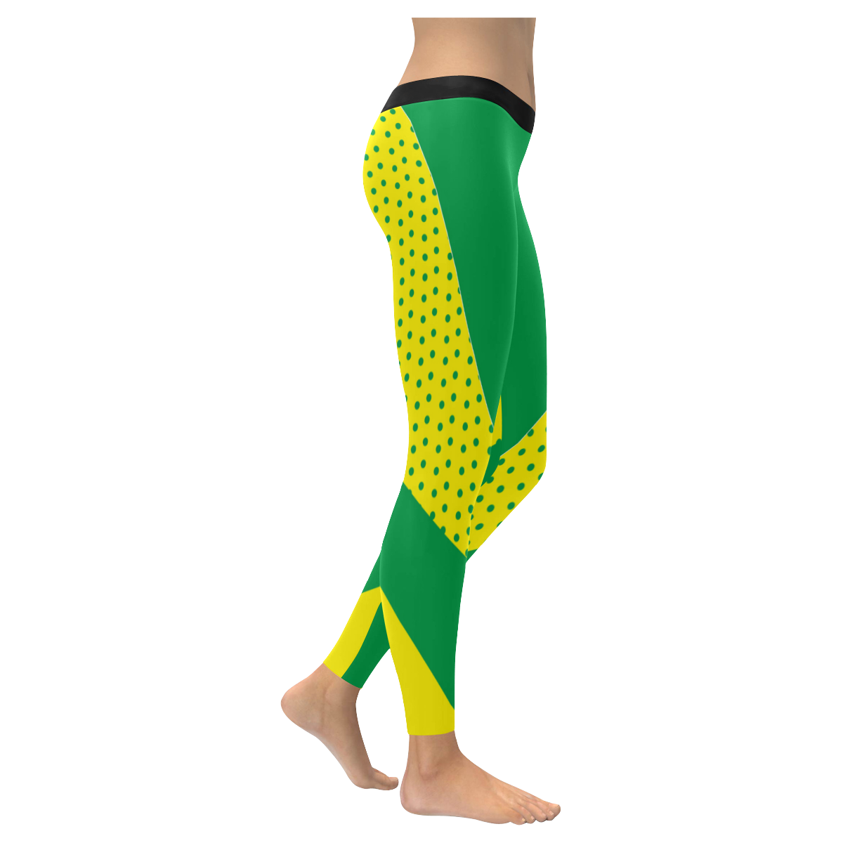 jamaica leggings Women's Low Rise Leggings (Invisible Stitch) (Model L05)