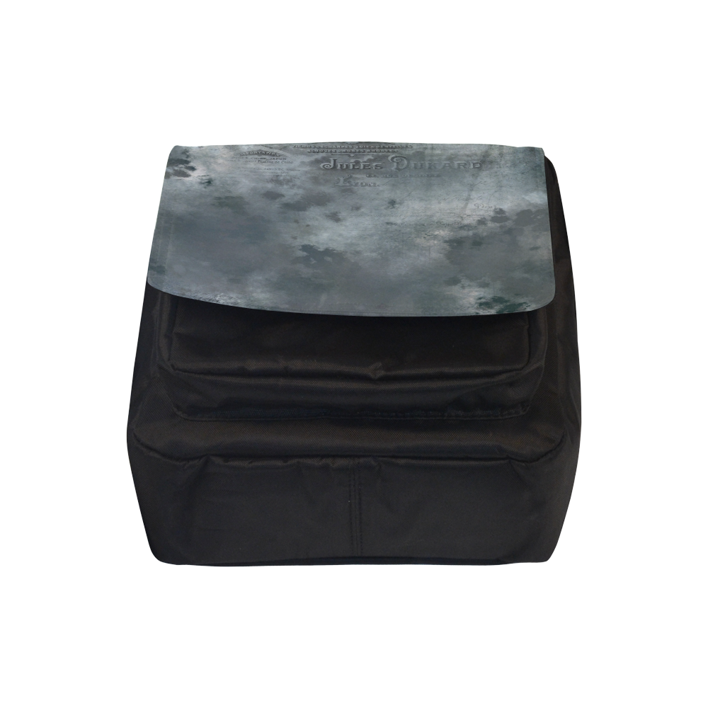 Dark grey letter vintage batik look Crossbody Nylon Bags (Model 1633)