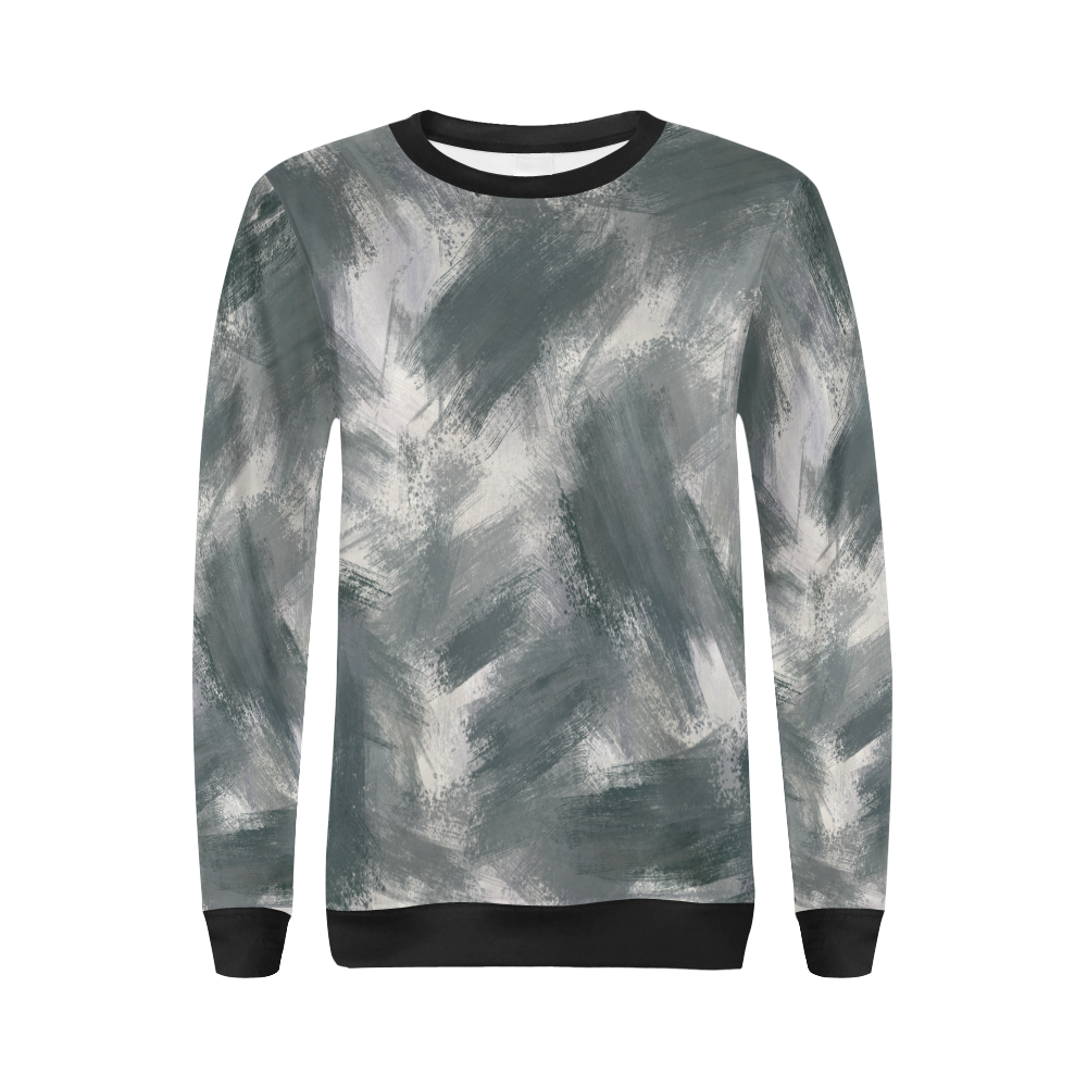 Dark misty look All Over Print Crewneck Sweatshirt for Women (Model H18)