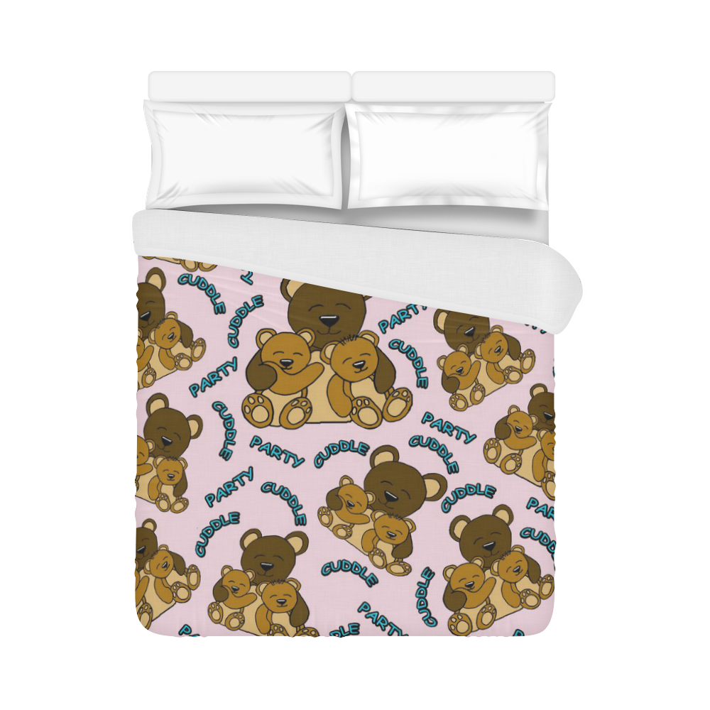 Cuddle Party Duvet Cover 86"x70" ( All-over-print)