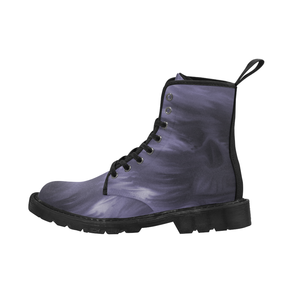 Death Wind Martin Boots for Women (Black) (Model 1203H)