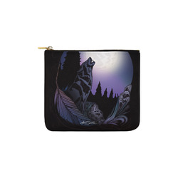 Howling Wolf Carry-All Pouch 6''x5''