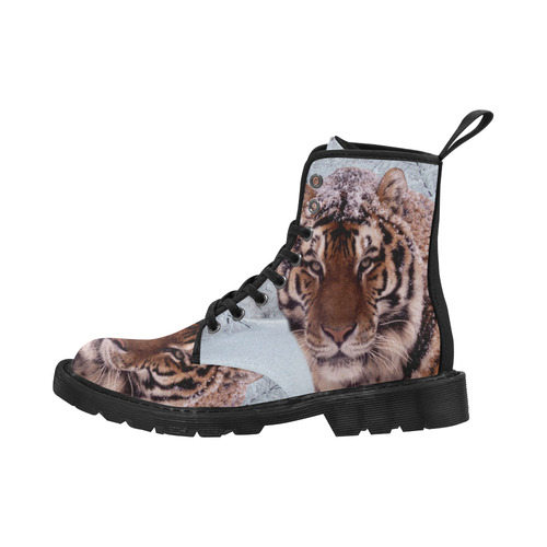 Tiger and Snow Martin Boots for Men (Black) (Model 1203H)