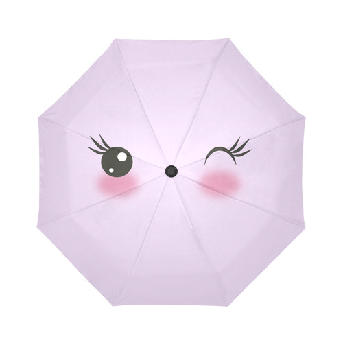 Kawaii Berry Kiss Auto-Foldable Umbrella (Model U04)