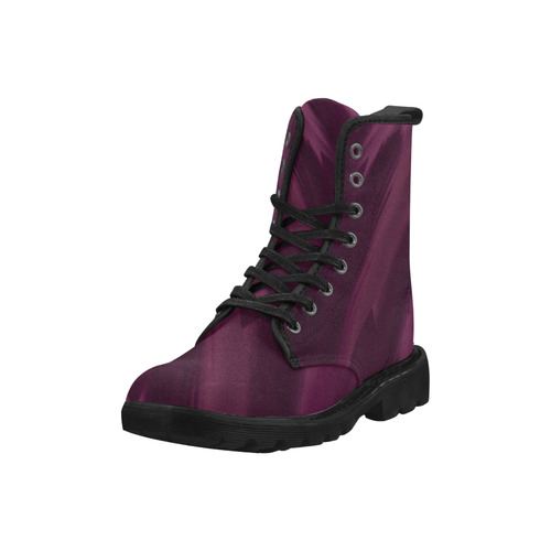Shades of violet Martin Boots for Women (Black) (Model 1203H)