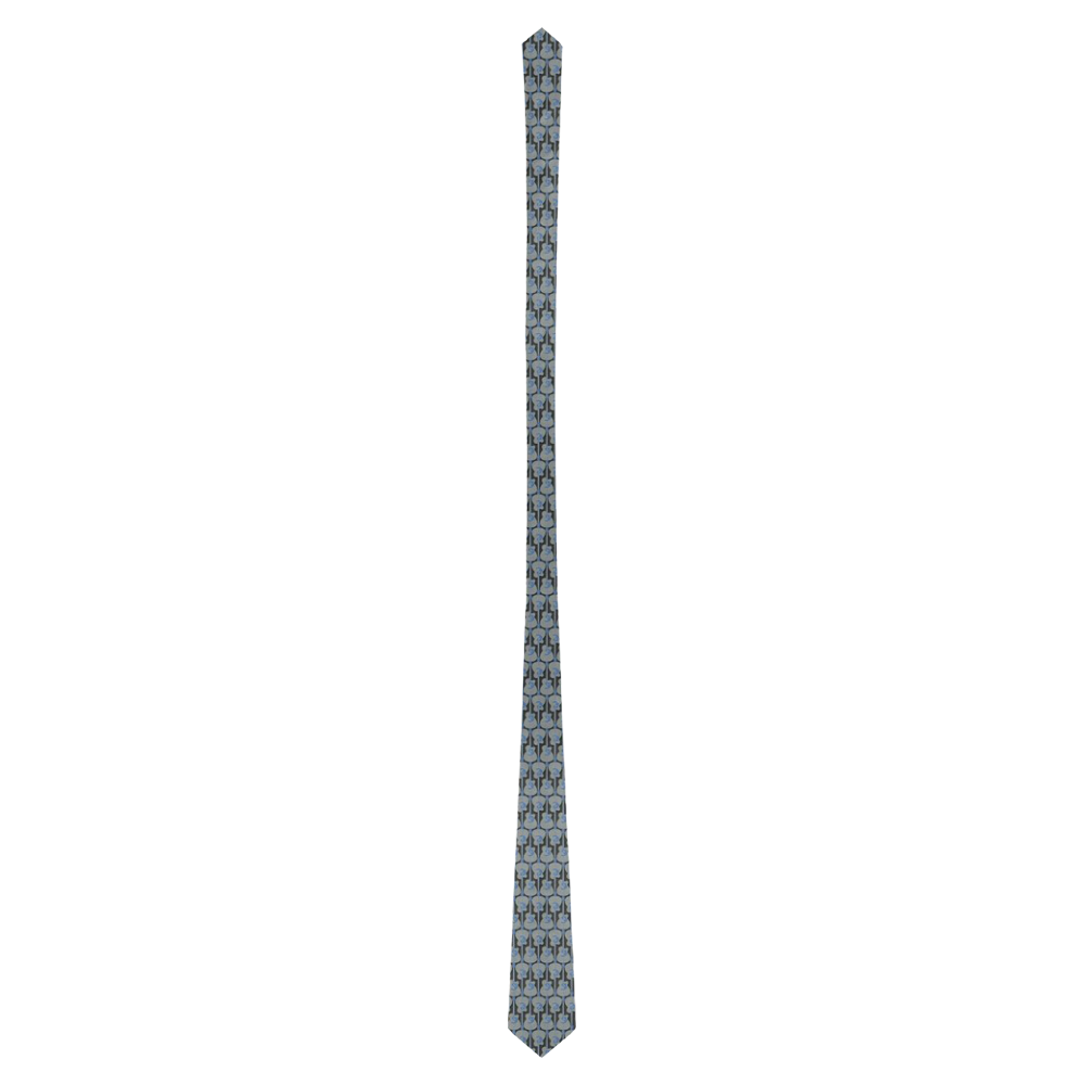 Guitar Gray Classic Necktie (Two Sides)