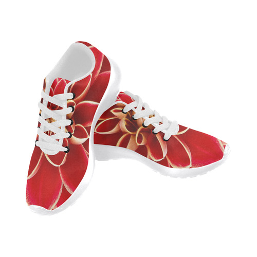Red Petaled Shoes Women's Running Shoes/Large Size (Model 020)