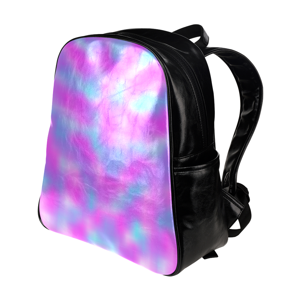 Colorful design by J.Stas Multi-Pockets Backpack (Model 1636)