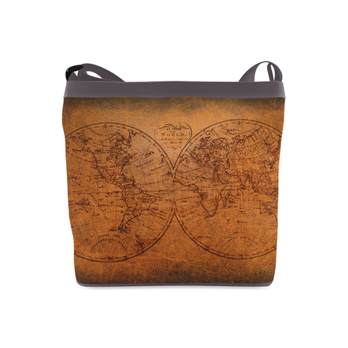 old world map crossbody bags Crossbody Bags (Model 1613)