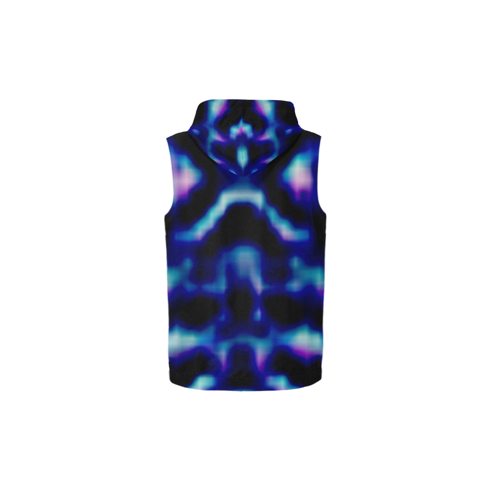 Untitled-hhдж All Over Print Sleeveless Zip Up Hoodie for Kid (Model H16)
