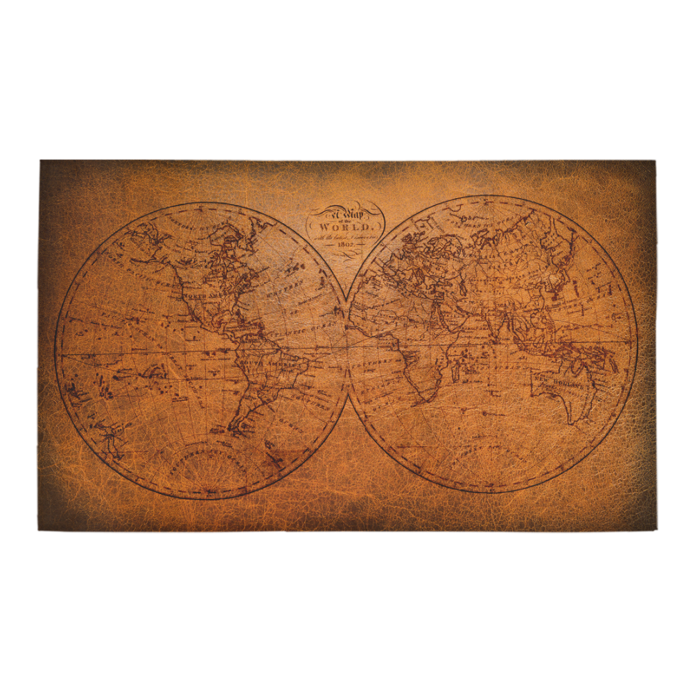 old world map doormat Azalea Doormat 30" x 18" (Sponge Material)