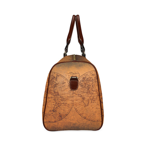 Old World Map Travel Bag Waterproof Travel Bag/Large (Model 1639)