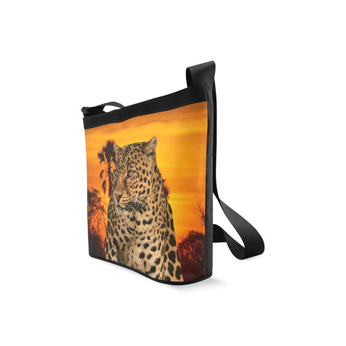 Leopard and Sunset Crossbody Bags (Model 1613)