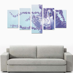 mystic swan Canvas Print Sets C (No Frame)