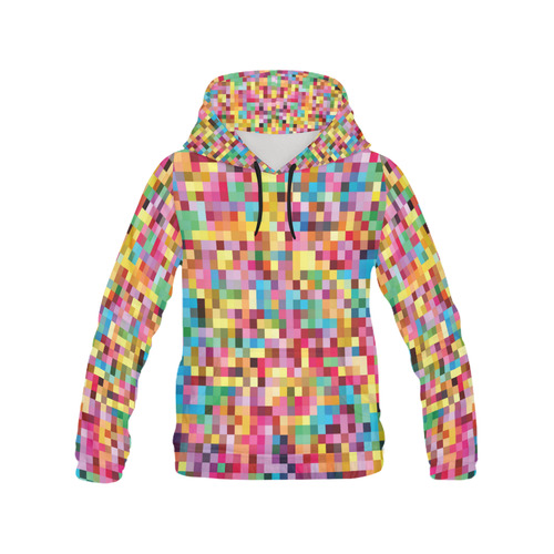 Mosaic Pattern 2 All Over Print Hoodie for Women (USA Size) (Model H13)