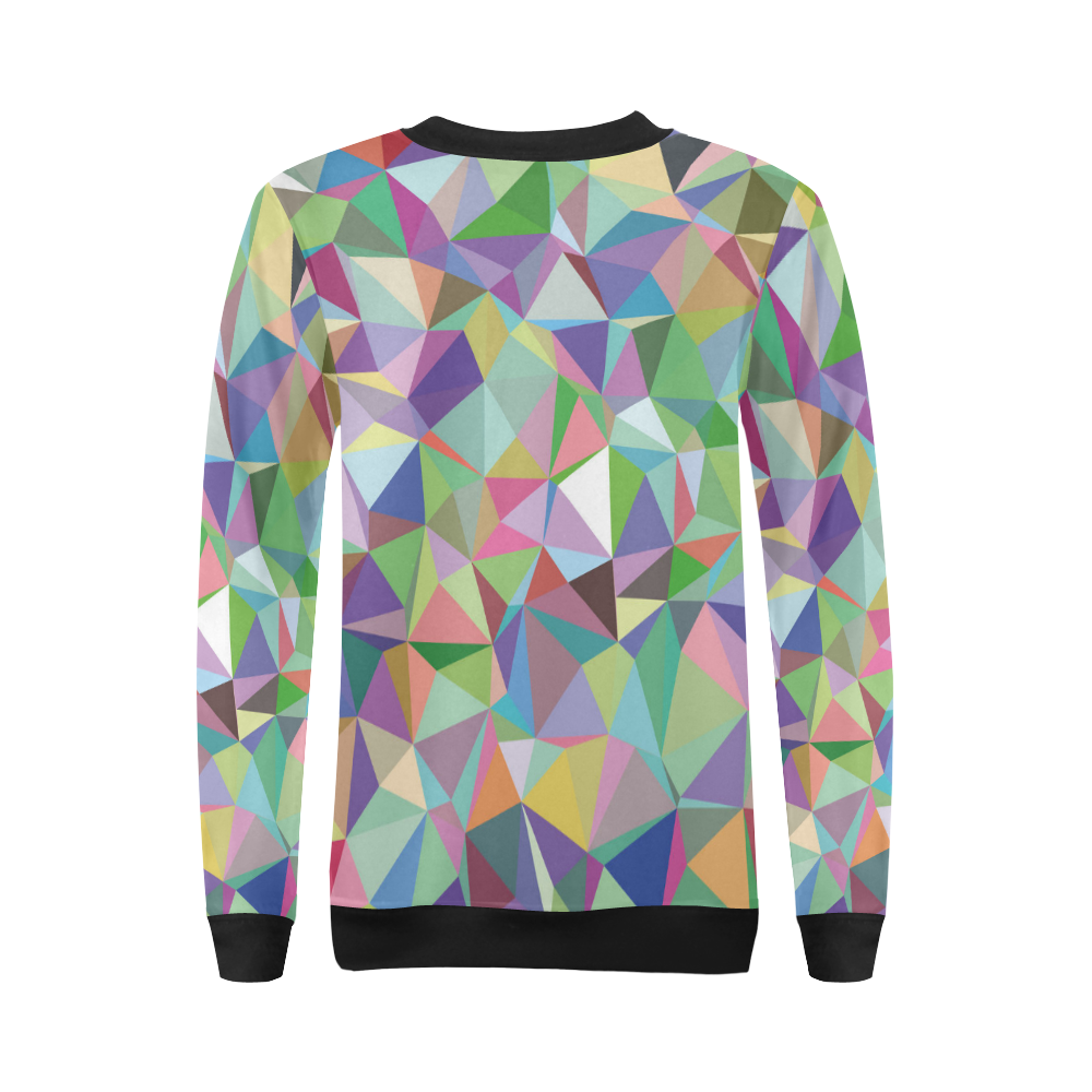 Mosaic Pattern 5 All Over Print Crewneck Sweatshirt for Women (Model H18)