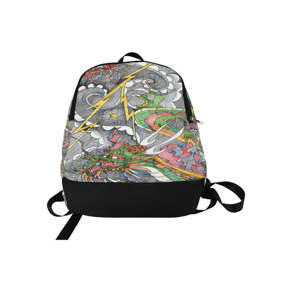 Draon fire Fabric Backpack for Adult (Model 1659) | ID: D2003811