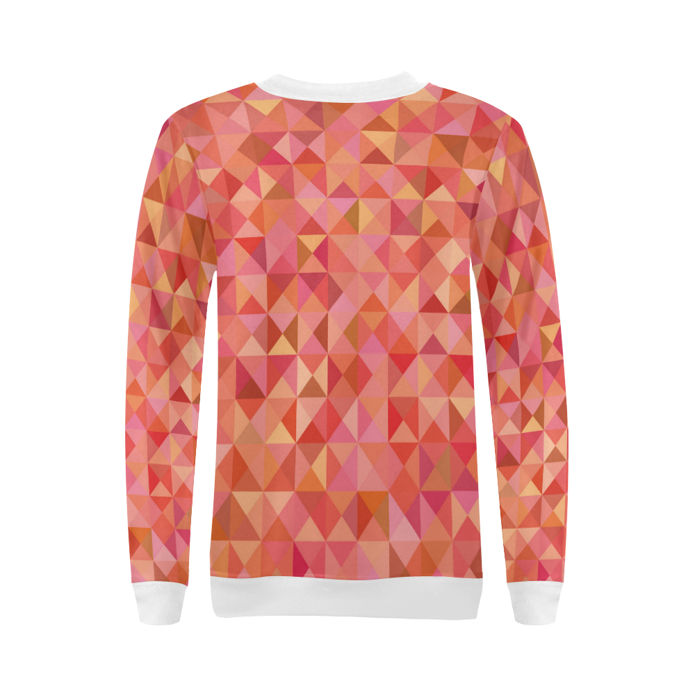 Mosaic Pattern 6 All Over Print Crewneck Sweatshirt for Women (Model H18)