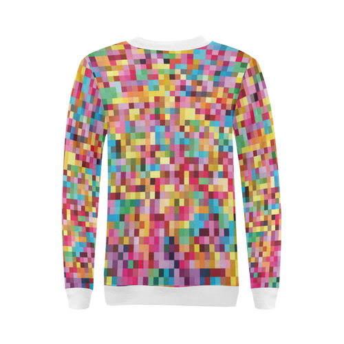 Mosaic Pattern 2 All Over Print Crewneck Sweatshirt for Women (Model H18)