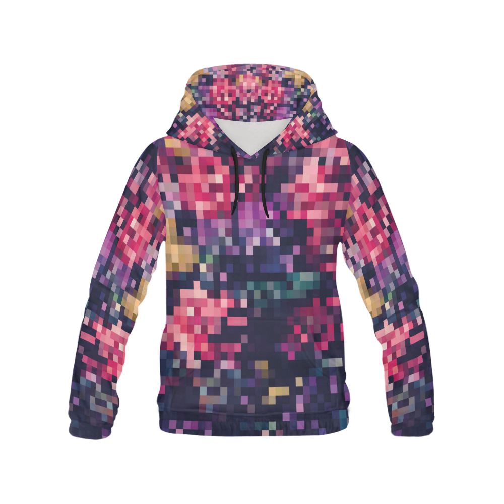 Mosaic Pattern 8 All Over Print Hoodie for Women (USA Size) (Model H13)