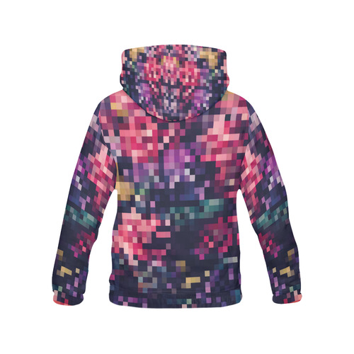 Mosaic Pattern 8 All Over Print Hoodie for Women (USA Size) (Model H13)