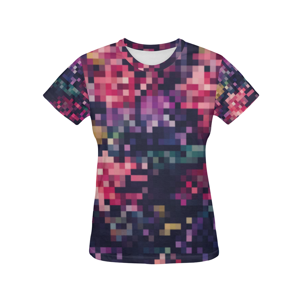 Mosaic Pattern 8 All Over Print T-Shirt for Women (USA Size) (Model T40)