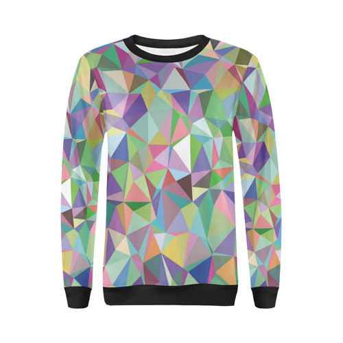Mosaic Pattern 5 All Over Print Crewneck Sweatshirt for Women (Model H18)