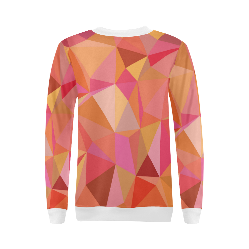 Mosaic Pattern 3 All Over Print Crewneck Sweatshirt for Women (Model H18)