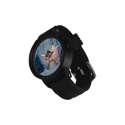 Snow women with birds Men's Sports Watch(Model 309)