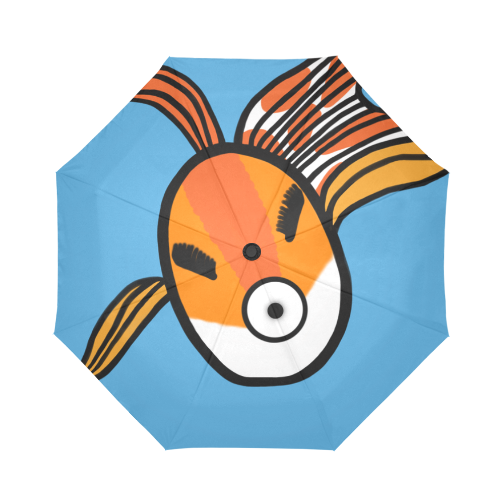 Goldfish Selfie Auto-Foldable Umbrella (Model U04)