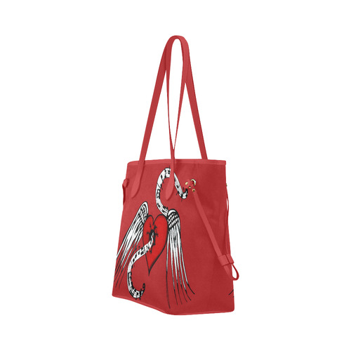 Heart Music Clover Canvas Tote Bag (Model 1661)
