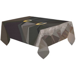 Cat Yellow Eyes Low Poly Triangles Cotton Linen Tablecloth 60"x120"