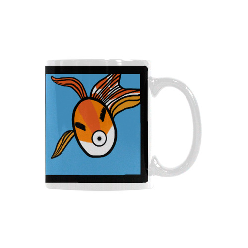 Goldfish Selfie White Mug(11OZ)