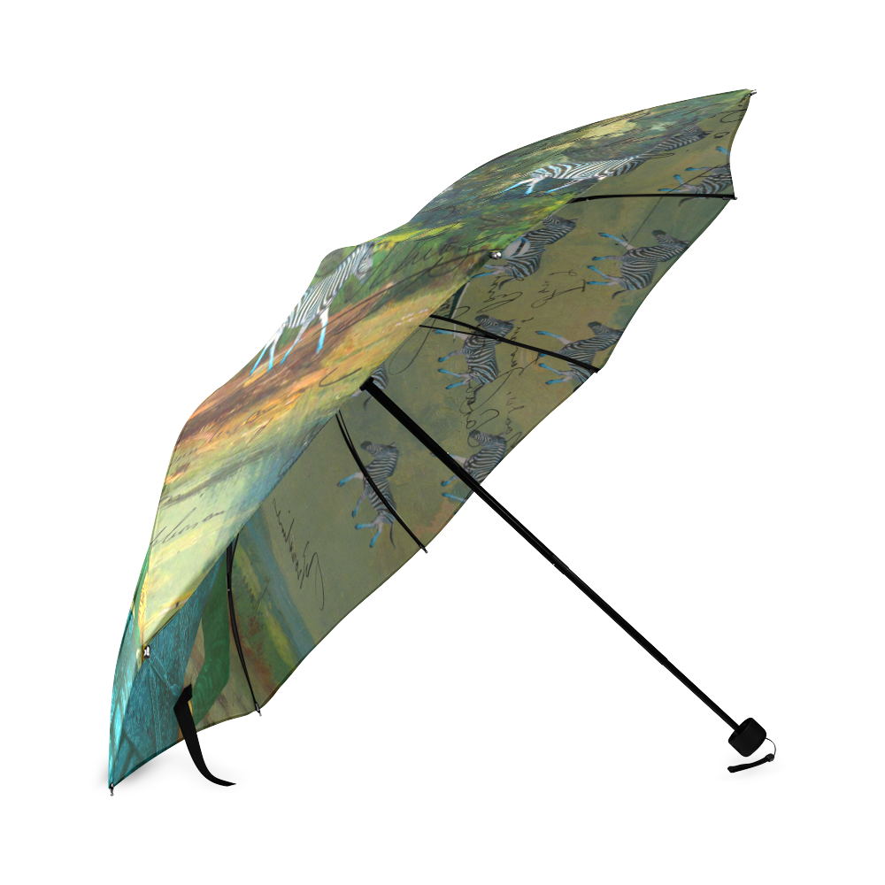 A PACKAGE FOR THE ZEBRAS Foldable Umbrella (Model U01)