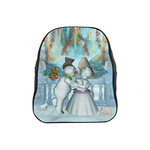 Dancing for christmas School Backpack (Model 1601)(Small)