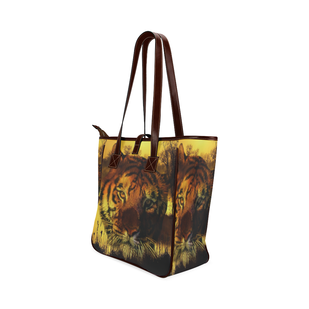 Tiger Face Classic Tote Bag (Model 1644)